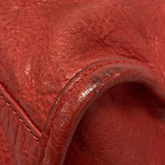 Auth BALENCIAGA The Giant City 173084 Red Leather - Handbag - Picture 3 of 16